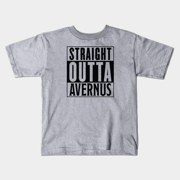 Straight Outta Avernus Kids T-Shirt by OfficialTeeDreams